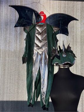 Teetot & Co. Adventure Factory Green Dragon Costume (3 piece set) Size 3-4